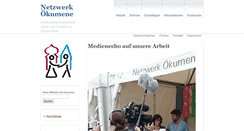 Desktop Screenshot of netzwerk-oekumene.de