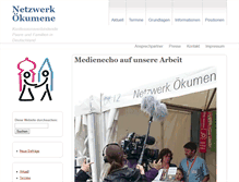 Tablet Screenshot of netzwerk-oekumene.de